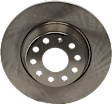 2-Wheel Set Rear Brake Disc and Pad Kit, Plain Surface 5 Lugs 286 mm, Includes (2) Disc and (1) Pad Set