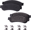 2-Wheel Set Rear Brake Disc and Pad Kit, Cross-drilled and Slotted 8 Lugs 340 mm, Includes (1) Brake Pad Set and (2) Brake Disc