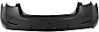 2013 Chevrolet Malibu - 2-Piece Kit Rear Primed Bumper Cover, For Models Without  View Camera,  Includes (1) Bumper Cover and (1) Valance