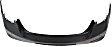 2013 Chevrolet Malibu - 2-Piece Kit Rear Primed Bumper Cover, For Models Without  View Camera,  Includes (1) Bumper Cover and (1) Valance