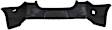 2013 Chevrolet Malibu - 2-Piece Kit Rear Primed Bumper Cover, For Models Without  View Camera,  Includes (1) Bumper Cover and (1) Valance