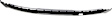 2-Piece Kit, Rear Primed Bumper Cover, For Models Without Rear View Camera, Includes (1) Bumper Cover and (1) Valance