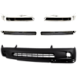 5-Piece Kit, Front Primed Bumper Cover, Includes (1) Bumper Cover, (2) Bumper End, and (2) Bumper Filler