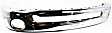 2002 Dodge Ram 1500 SLT - 3-Piece Kit Front Bumper, Type 2, For Models Without Tow Hook, Chrome, Includes (1) Bumper and (2) Bumper Bracket