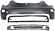 3-Piece Kit, Front Primed Bumper Cover, Includes (1) Bumper Cover, (1) Bumper Grille, and (1) Valance