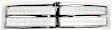 1996 Dodge Ram 1500 - 3-Piece Kit Grille, Chrome Shell with Painted Silver Insert, Standard Cab Pickup,  Includes (1) Grille Assembly and (2) Headlight