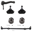6-Piece Kit Front, Driver and Passenger Side Suspension Kit, Includes (4) Ball Joint, (1) Center Link, and (1) Idler Arm