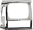 1996 Jeep Cherokee - 3-Piece Kit Grille, Chrome Shell with Painted Black Insert, Mid-Size,  Includes (1) Grille Assembly and (2) Headlight Door