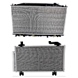 2-Piece Kit A/C Condenser, includes (1) A/C Condenser and (1) Radiator, 2.4L Eng., 4 Cyl.