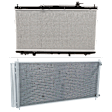 2-Piece Kit A/C Condenser, includes (1) A/C Condenser and (1) Radiator, 2.4 and 3.5L Eng., 4 Cyl.