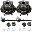4-Piece Kit Suspension Kit, Includes (2) Sway Bar Link and (2) Wheel Hub
