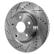 2014 Toyota Camry - 8-Piece Kit Front and Rear Brake Disc and Pad Kit, Cross-drilled and Slotted, 5 Lugs, Ceramic, 3.5L 6Cyl, Pro-Line Series  Includes (4) Brake Disc and (2) Brake Pad Set