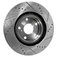 2014 Toyota Camry - 8-Piece Kit Front and Rear Brake Disc and Pad Kit, Cross-drilled and Slotted, 5 Lugs, Ceramic, 3.5L 6Cyl, Pro-Line Series  Includes (4) Brake Disc and (2) Brake Pad Set