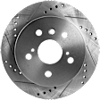 2014 Toyota Camry - 8-Piece Kit Front and Rear Brake Disc and Pad Kit, Cross-drilled and Slotted, 5 Lugs, Ceramic, 3.5L 6Cyl, Pro-Line Series  Includes (4) Brake Disc and (2) Brake Pad Set