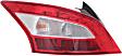 2009 Nissan Maxima - 3-Piece Kit Rear Primed Bumper Cover,  Includes (1) Bumper Cover and (2) Tail Light