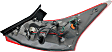 2009 Nissan Maxima - 3-Piece Kit Rear Primed Bumper Cover,  Includes (1) Bumper Cover and (2) Tail Light