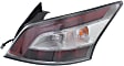 2013 Nissan Maxima - 3-Piece Kit Rear Primed Bumper Cover,  Includes (1) Bumper Cover and (2) Tail Light