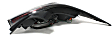 2013 Nissan Maxima - 3-Piece Kit Rear Primed Bumper Cover,  Includes (1) Bumper Cover and (2) Tail Light