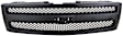 2012 Chevrolet Silverado 1500 LT - 3-Piece Kit Grille, Textured Black,  Includes (1) Grille Assembly and (2) Valance