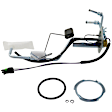 1998 GMC K2500 - 3-Piece Kit Galvanized Steel Fuel Tank, 96.0 in. Bed, 48.5 in. x 16.5 in. x 14.125 in., With 25 Gallon Midship Tank, 25 gallons / 95 liters, DIESEL, Includes (1) Fuel Sending Unit, (1) Fuel Tank, and (1) Fuel Tank Strap