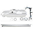 1994 GMC K2500 - 3-Piece Kit 25 gallons / 95 liters, Galvanized Steel Fuel Tank, 96.0 in. Bed, Standard Cab Pickup, 48.5 in. x 16.5 in. x 14.125 in., With 25 Gallon Midship Tank, DIESEL, Includes (1) Fuel Sending Unit, (1) Fuel Tank Strap and (1) Fuel Tank