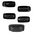 5-Piece Kit Tailgate Handle, Textured Black, Plastic, Includes (4) Exterior Door Handle and (1) Tailgate Handle