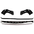 1999 Chevrolet Tahoe - 4-Piece Kit Front Bumper, For Models Without Bumper Guards, Chrome, Includes (1) Bumper, (2) Bumper Bracket, and (1) Bumper Trim