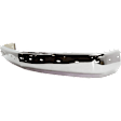 1999 Chevrolet Tahoe - 4-Piece Kit Front Bumper, For Models Without Bumper Guards, Chrome, Includes (1) Bumper, (2) Bumper Bracket, and (1) Bumper Trim