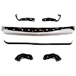 6-Piece Kit, Front Bumper, Chrome, Includes (1) Bumper, (4) Bumper Bracket, and (1) Bumper Trim