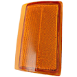 6-Piece Kit Front, Driver and Passenger Side Turn Signal Light, Without bulb(s), Includes (2) Turn Signal Light, (2) Reflector and (2) Side Marker