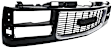 1998 GMC K1500 - 9-Piece Kit Grille, Black, For Models With Composite Headlights,  Includes (1) Grille Assembly, (2) Headlight, (2) Reflector, (2) Side Marker, and (2) Turn Signal Light