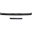 2-Piece Kit Front, Driver or Passenger Side Bumper Trim, Black, Includes (1) Valance and (1) Bumper Trim