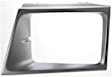 3-Piece Kit Grille Assembly with Headlight Doors, Painted Silver Shell and Insert, For Models With Sealed Beam Headlights