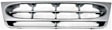 3-Piece Kit Grille Assembly with Headlight Doors, Painted Silver Shell and Insert, For Models With Sealed Beam Headlights