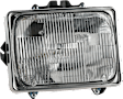 2-Piece Kit Passenger Side Halogen Headlight, For Models With Short Bed, Includes (1) Headlight and (1) Headlight Door