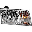 4-Piece Kit Header Panel, Includes (1) Header Panel, (2) Headlight and (1) Grille Assembly