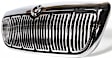 2000 Mercury Grand Marquis - 5-Piece Kit Grille, Chrome Shell with Painted Black Insert,  Includes (2) Corner Light, (1) Grille Assembly, and (2) Headlight