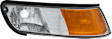 2000 Mercury Grand Marquis - 5-Piece Kit Grille, Chrome Shell with Painted Black Insert,  Includes (2) Corner Light, (1) Grille Assembly, and (2) Headlight