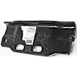 1994 Ford F-350 - 4-Piece Kit Front Bumper, Styleside, For Models Without Bumper Cut Outs, With Pad, Chrome, Includes (1) Bumper, (2) Bumper Bracket, and (1) Bumper Trim