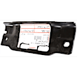 1994 Ford F-350 - 4-Piece Kit Front Bumper, Styleside, For Models Without Bumper Cut Outs, With Pad, Chrome, Includes (1) Bumper, (2) Bumper Bracket, and (1) Bumper Trim
