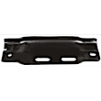 1994 Ford F-350 - 4-Piece Kit Front Bumper, Styleside, For Models Without Bumper Cut Outs, With Pad, Chrome, Includes (1) Bumper, (2) Bumper Bracket, and (1) Bumper Trim