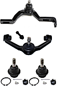 4-Piece Kit Front, Driver and Passenger Side, Upper Control Arm Kit, Includes (2) Ball Joint and (2) Control Arm