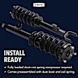 4-Piece Kit Front and Rear, Driver and Passenger Side Shock and Fully Loaded Strut, RWD, Except Electronic Suspension, For Models Includesout Z95 Magnetic Ride Control