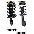 4-Piece Kit Front, Driver and Passenger Side Suspension Kit, Includes (2) Sway Bar Link and (2) Shock Absorber and Strut Assembly