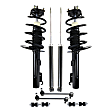 8-Piece Kit Driver and Passenger Side Suspension Kit, Includes (4) Shock Absorber and Strut Assembly and (4) Sway Bar Link
