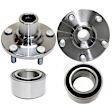 2-Wheel Set Front Wheel Hub, 5 Lugs, Without Bearing, Includes (2) Wheel Bearing and (2) Wheel Hub