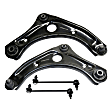 4-Piece Kit Front Suspension Kit, Includes (2) Control Arm and (2) Sway Bar Link