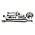 14-Piece Kit Suspension Kit, Includes (4) Ball Joint, (2) Sway Bar Link, (4) Tie Rod End, (2) Tie Rod Adjusting Sleeve and (2) Wheel Hub