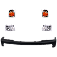 5-Piece Kit, Front Primed Bumper Cover, Includes (1) Bumper Cover, (2) Corner Light, and (2) Headlight