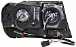 4-Piece Kit Driver and Passenger Side Halogen Headlight, With bulb(s), OE Replacement, Sport Utility, Includes (2) Headlight and (2) Fog Light